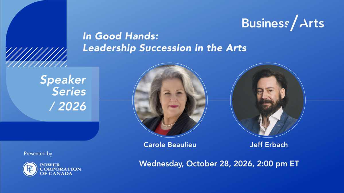 B/A Speaker Series: In Good Hands: Leadership Succession in the Arts 